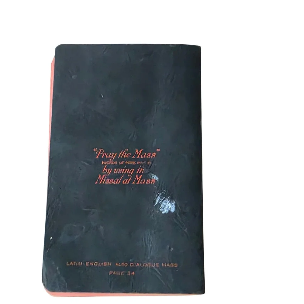 Vintage 1941 My Sunday Missal Father Stedman Latin English‎ Catholic Prayer Book